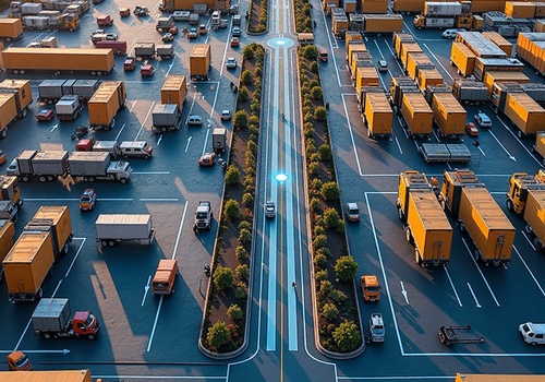 Panoramic view of Yiwu International Trade City, the world's largest wholesale market